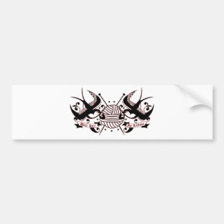 Will breekt voor tattoos Bumpersticker