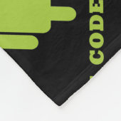 Will Code for Food (Android Software Developer) Fleece Deken (Hoek)