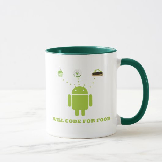 Will Code for Food (Android Software Developer) Mok (Rechts)