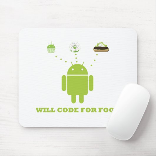 Will Code for Food (Android Software Developer) Muismat (Met muis)