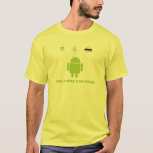 Will Code for Food (Android Software Developer) T-shirt