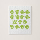 Will Code for Gear (Bugdroid Software Developer) Legpuzzel (Verticaal)