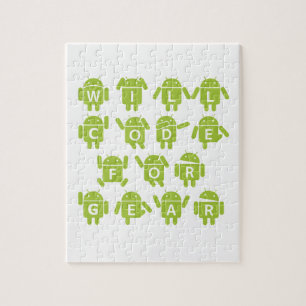 Will Code for Gear (Bugdroid Software Developer) Legpuzzel