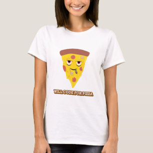Will Code voor Pizza Stem Game T-shirt