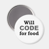 Will-code voor voedselmagneet magneet (Voorkant / Achterkant)