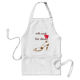 Will Cook for Cute High Heels Standaard Schort