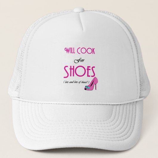 Will Cook for Shoes Trucker Pet (Voorkant)
