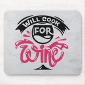 Will Cook for Wine Muismat (Voorkant)