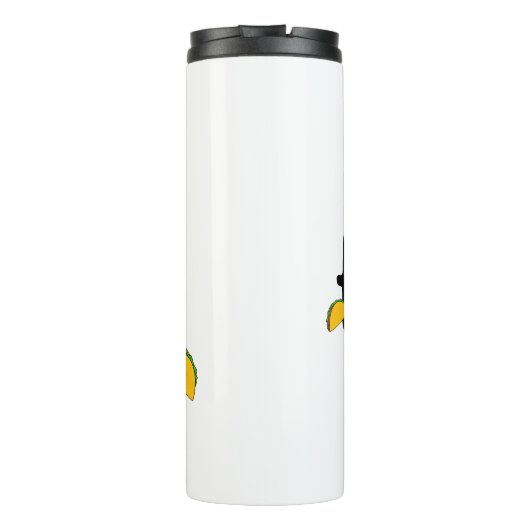 Will Data voor Tacos en een eerlijk loon Thermosbeker (Achterkant)