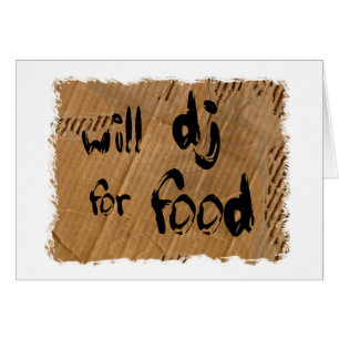 Will DJ for Food