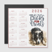 Will Do Tricks For Treats Dog Calendar (Voorkant / Achterkant)