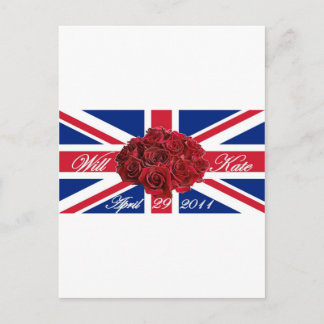 Will en Kate 2011 Limited Edition herdenkingsmunt Briefkaart