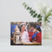 Will en Kate koninklijke bruiloft Briefkaart (Staand voorkant)
