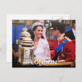 Will en Kate koninklijke bruiloft Briefkaart (Voorkant / Achterkant)