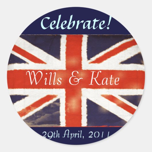 Will en Kate Royal Wedding Stickers (Voorkant)