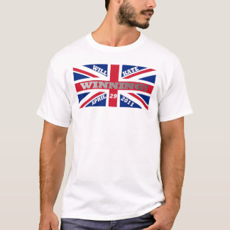 Will en Kate Winning Wedding T-shirt