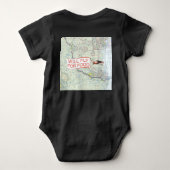 Will Fly for Food Baby Bodysuit (Achterkant)