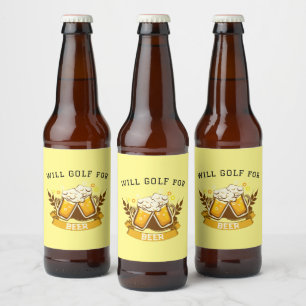 Will GOLF voor bier aanpasbaar Etiket