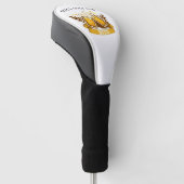 Will GOLF voor BIER | Gepersonaliseerd Golfheadcover (Schuin)