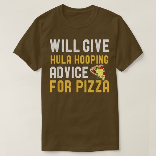 Will Hula Hooping Advice for Pizza Funny Kinder T-shirt (Design voorkant)