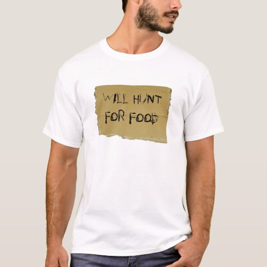 WILL HUNTFOR FOOD T-SHIRT (Voorkant)