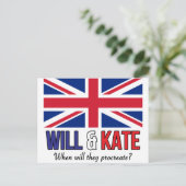 Will & Kate Briefkaart (Staand voorkant)