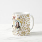 Will+Kate bruiloft, dij achtergrondkleur! Koffiemok (Voorkant rechts)