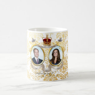 Will+Kate bruiloft, DIY kleur! Koffiemok