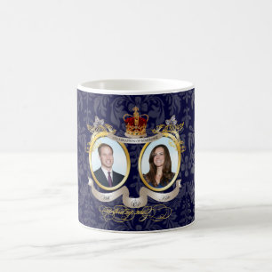 Will+Kate bruiloft, DIY kleur! Koffiemok
