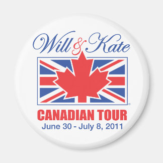WILL & KATE CANADIAN TOUR MAGNEET