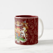 Will+Kate Memorabilia Mokken, aanpasbare kleur! Tweekleurige Koffiemok (Voorkant rechts)