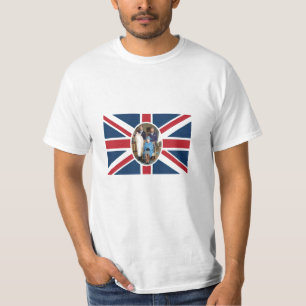 Will, Kate, Prince George - Britse vlag T-shirt