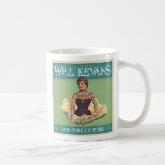 Will Kevans Sand maakt een parelmok Koffiemok (Rechts)