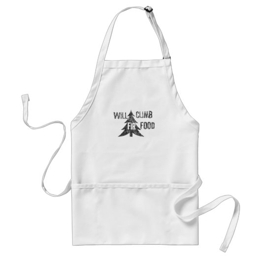 Will Klim Fir Food Standaard Schort (Voorkant)