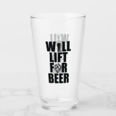 Will Lift voor bier Glas (Voorkant)