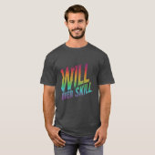 Will over Skill T-shirt (Voorkant volledig)