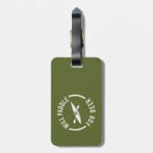 Will Paddle for beer Bagagelabel (Achterkant verticaal)