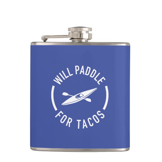 Will Paddle for Tacos Heupfles (Voorkant)