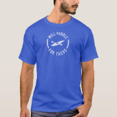 Will Paddle for Tacos T-shirt (Voorkant)