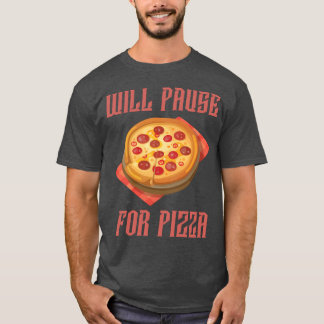 Will Pause For Food Gaming boy T-shirt