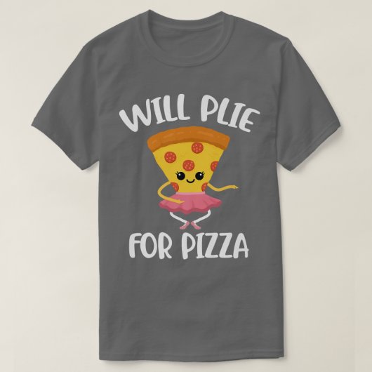 Will Plie voor Pizza T-shirt (Design voorkant)
