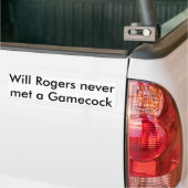 Will Rogers Bumpersticker (Op Truck)