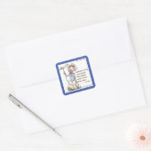 Will Rogers & citaat Vierkante Sticker (Envelop)