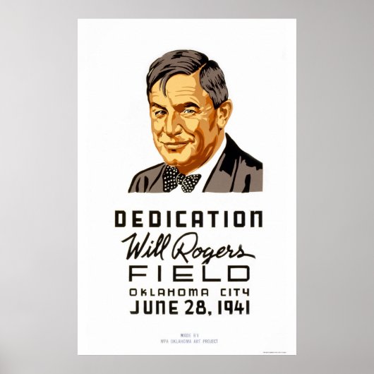 Will Rogers Field 1941 WPA Poster (Voorkant)