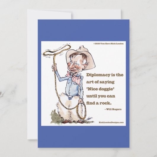 Will Rogers & Quote (Voorkant)