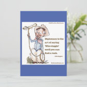 Will Rogers & Quote (Staand voorkant)