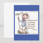 Will Rogers & Quote (Voorkant / Achterkant)