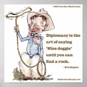 Will Rogers & Quote Poster (Voorkant)