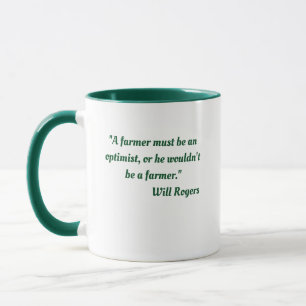 Will Rogers tuinieren quote koffiemok Mok