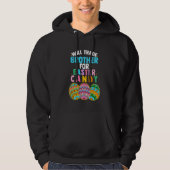 Will ruilt broer voor Easter Snoep Egg Hunt Boys Hoodie (Voorkant)